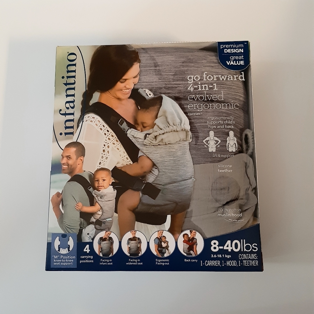 Infantino 4-in-1 evolved ergonomic baby carrier